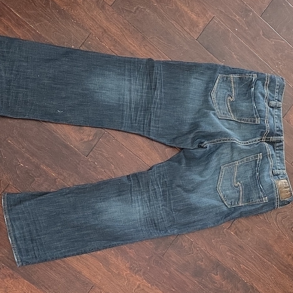 Silver Jeans Men's Bootcut Jeans - Blue - Picture 5 of 6